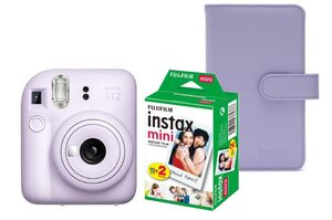 Fujifilm INSTAX Mini 12, fialový+ Instax Mini Colorfilm (2x10ks) + Mini album