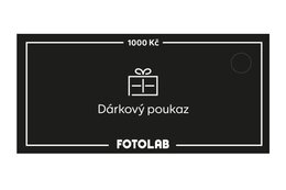 FOTOLAB dárkový poukaz 1000 Kč na fototechniku