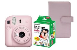 Fujifilm INSTAX Mini 12, růžový + Instax Mini Colorfilm (2x10ks) + Mini album