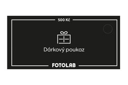 FOTOLAB dárkový poukaz 500 Kč na fototechniku